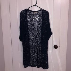 BOGO Pink Rose Blue cardigan